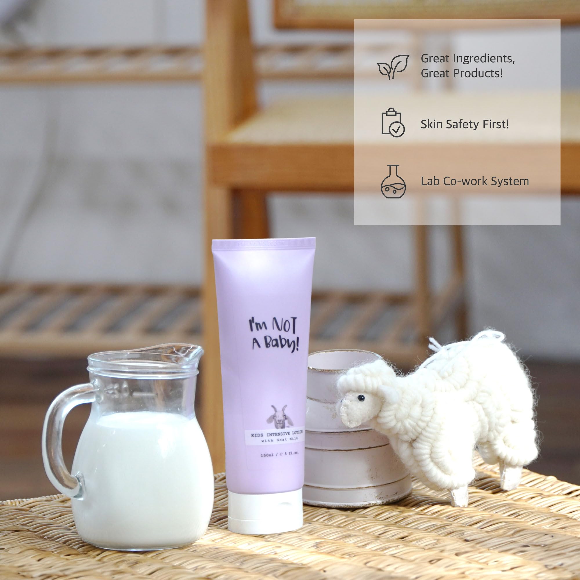 Amazon.com: I'm Not a Baby Kids Lotion Goat Milk Hydrating