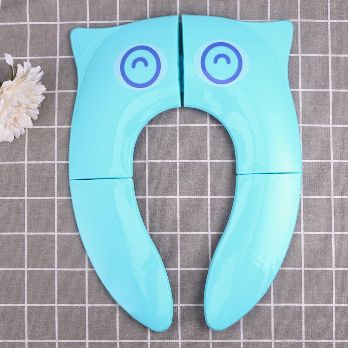 Asiento de Inodoro Plegable para Niños, Azul, Pp, Portátil