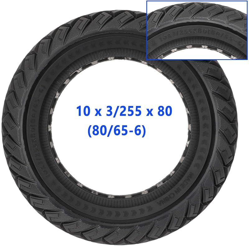 2db Prodrocam 10x3 Defektmentes Tömörgumi Elektromos Roller Kerék - 255x80mm (80/65-6) Joyor Y8-S/Kukirin G2 Max/Kugoo M4 Pro Kompatibilis,