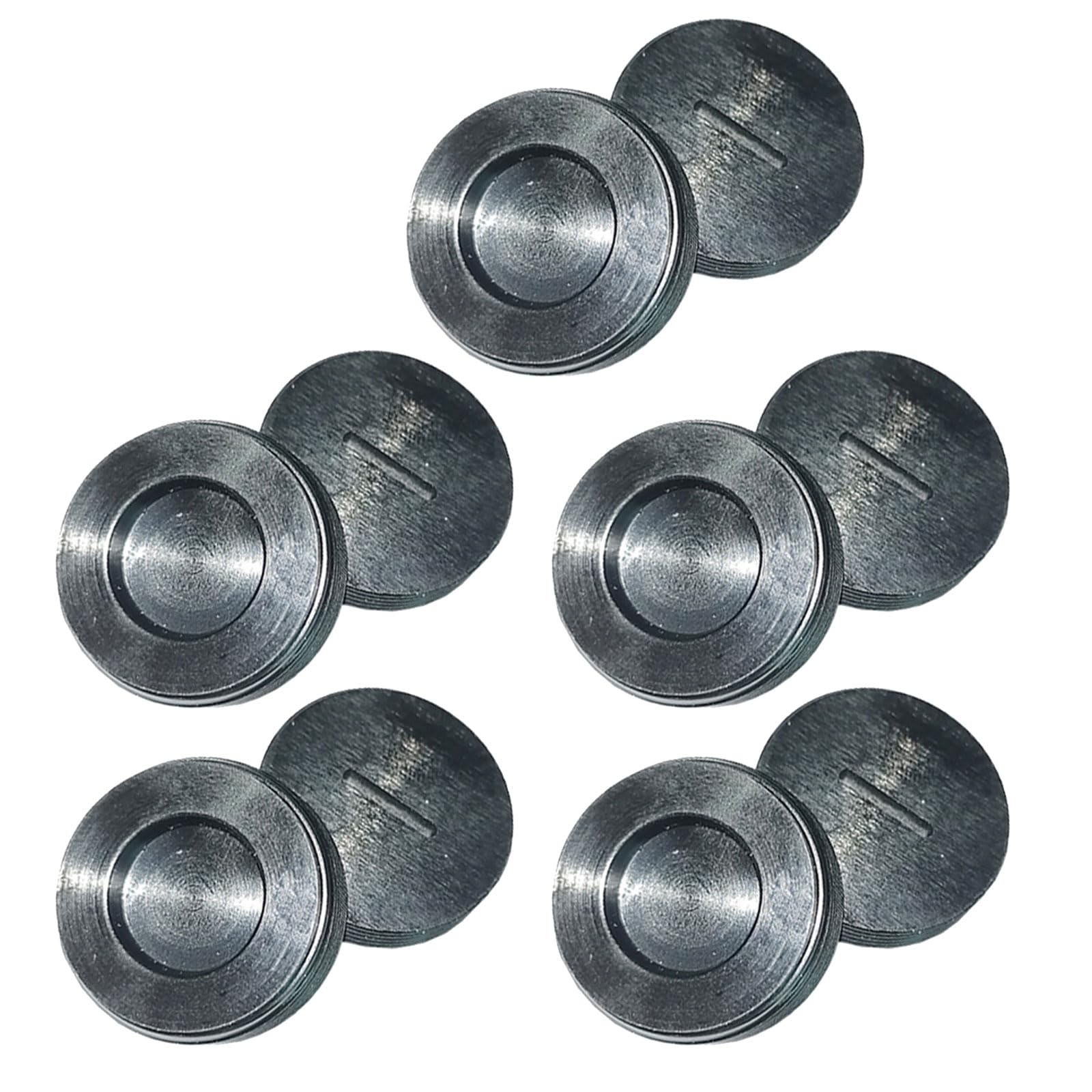 10Pcs Carbon Brush Covers with Slotted Connectors 24mm Replacement Part for Hammer Grinder Electric Power Tool Electric Tool Replacement