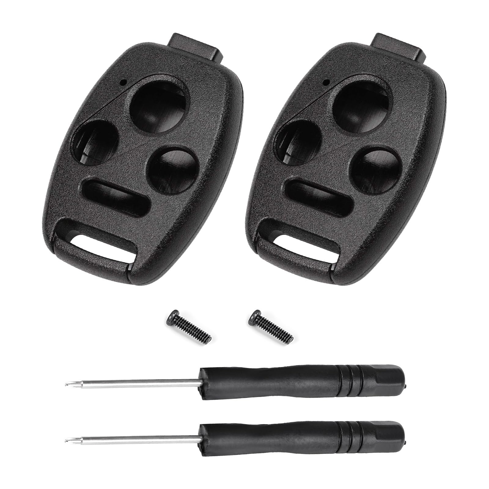 2 PCS Key Fob Case, No Cutting Required Key Shell Cases, Keyless Entry Remote Shell for Accord Civic EX Pilot CR-V