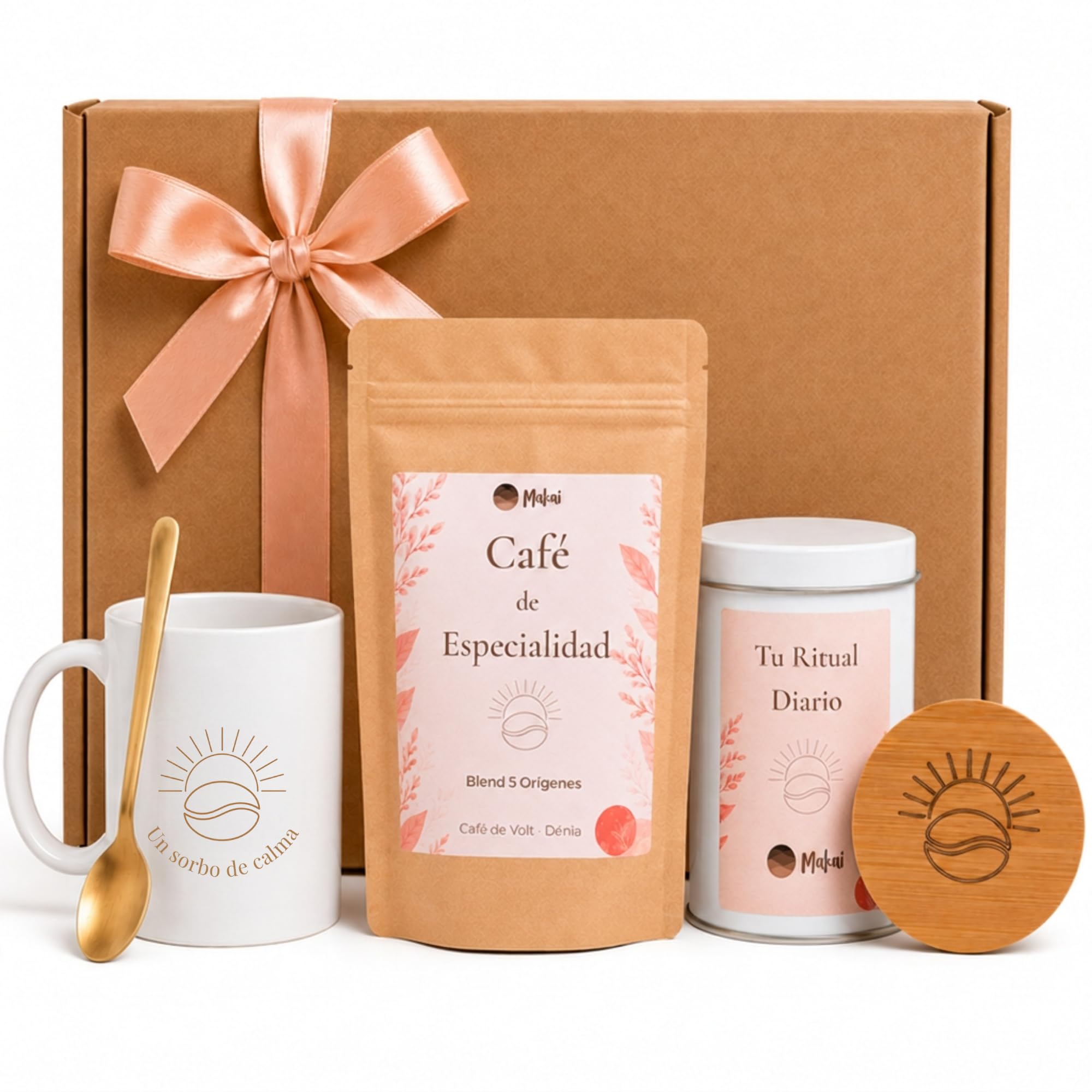 Pack Café Regalo con Café de Especialidad Molido y Taza Desayuno