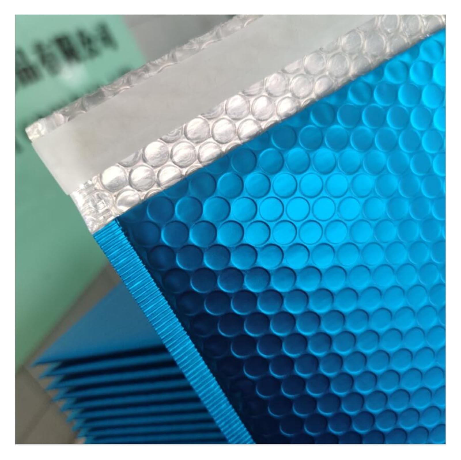 Buste a bolle d'aria, sacchetti per imballaggio, Buste a bolle d'aria con pellicola alluminizzata blu Buste a bolle d'aria Buste imbottite for spedizioni Buste a bolle d'aria Confezione da 50 pezzi (