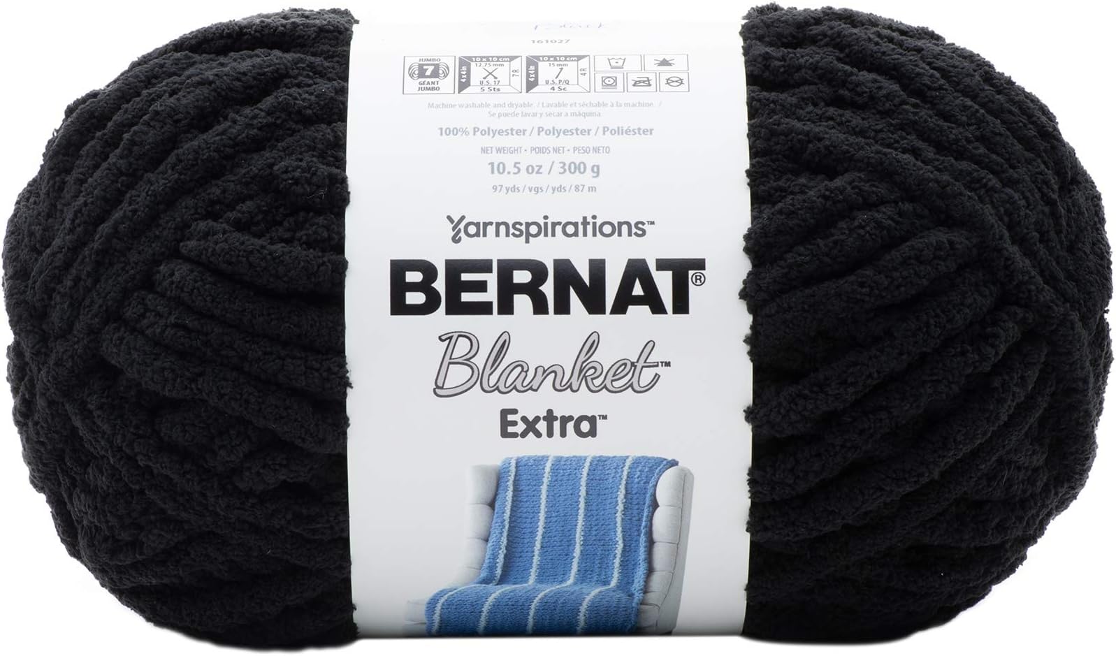 Blanket Extra Yarn-Black