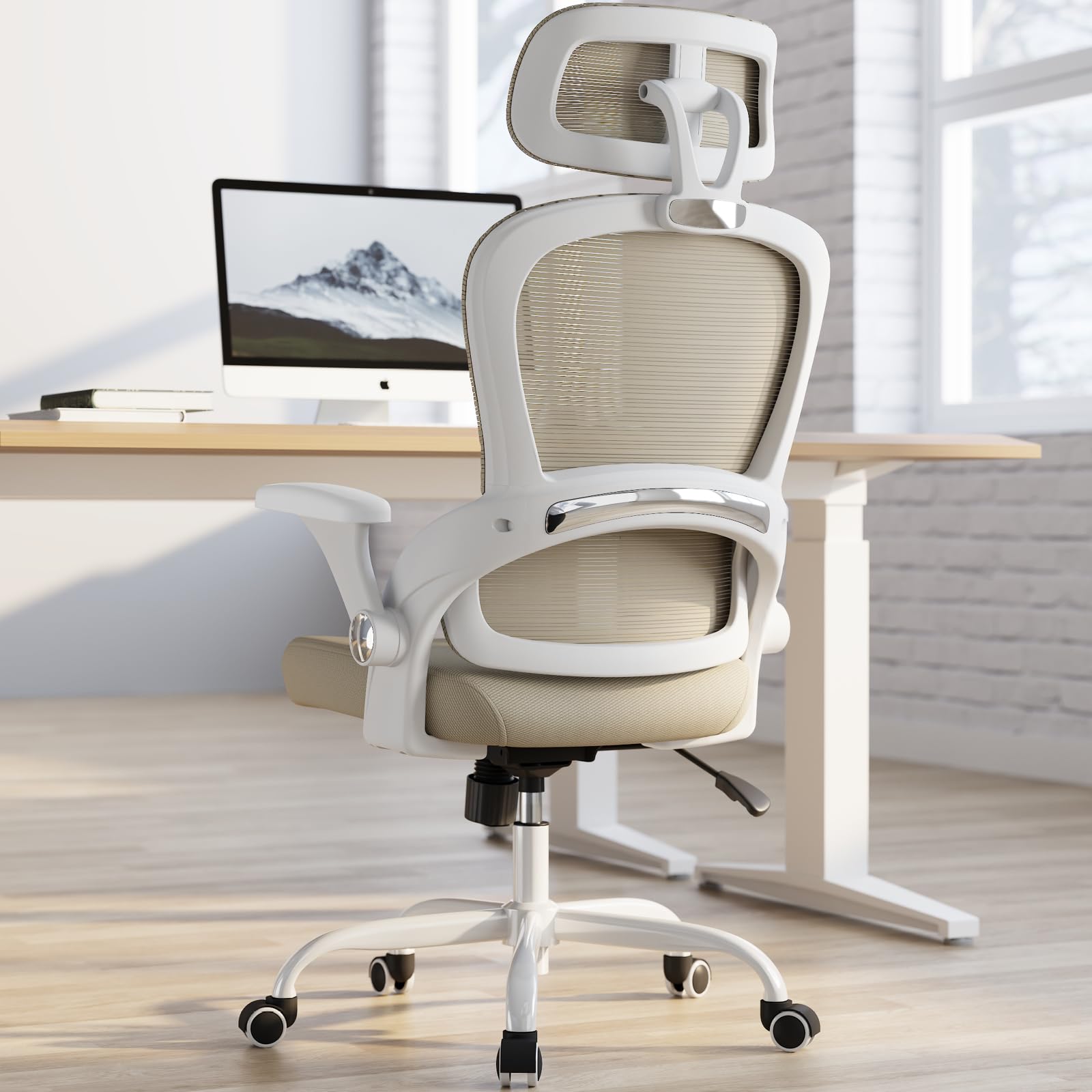 TRALT Office Chair - Ergonomic Office Chair with Back Support Computer Chair - Home Office Desk Chairs 330lbs