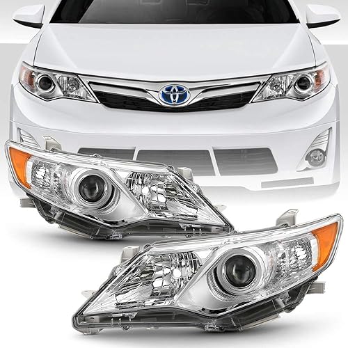 ACANII - Para Toyota Camry 2012, 2013, 2014, todos los modelos, faros delanteros de repuesto para el lado del conductor + del pasajero