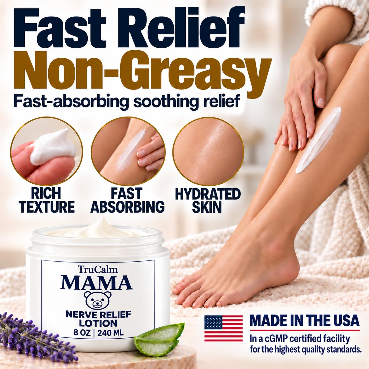 Mama-Bear Magnesium Cream – Neuropathy Nerve Relief Cream – XL 8 Oz — Amazon image 7