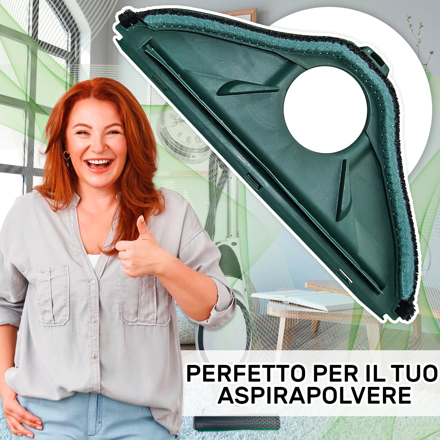 Sottospazzola Vorwerk Folletto – Compatibile Con VK140 E VK150, Alta Qualità