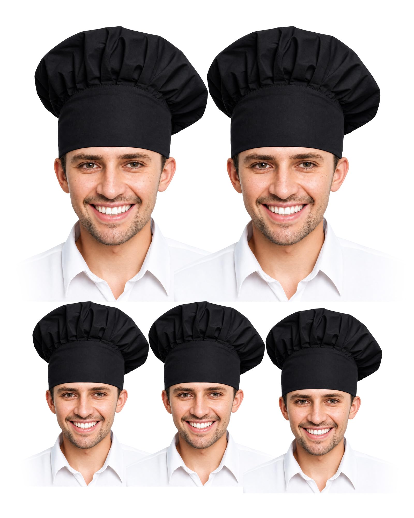 Xeoxarel Chef Hat for Men/Women, Baker Kitchen Cooking Cap