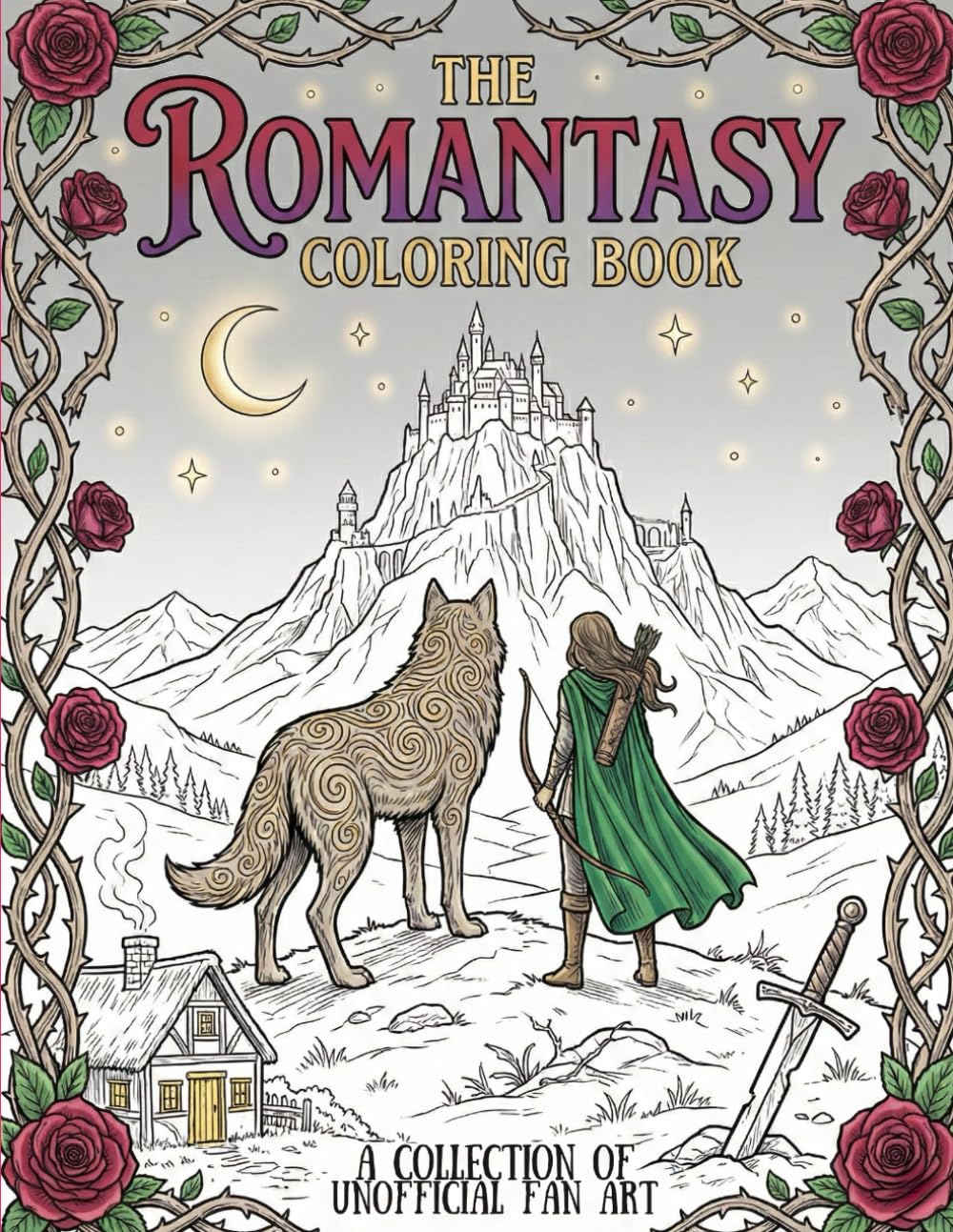 The Romantasy Coloring Book