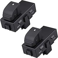 Obaee 2pcs Passenger Power Window Switch for Chevy Silverado Suburban Tahoe GMC Sierra Yukon - Replaces 25877776 22895545