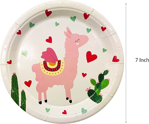 Miniatura 8 de Platos desechables de 7 pulgadas, 50 platos de papel, platos de vajilla, platos de suministros de fiesta para fiesta de cumpleaños, baby shower,