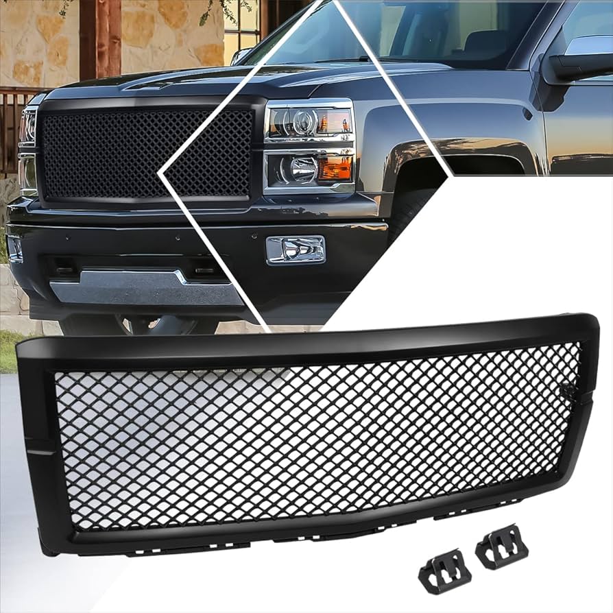 Amazon.com: PM PERFORMOTOR Diamond Mesh Front Bumper Grille
