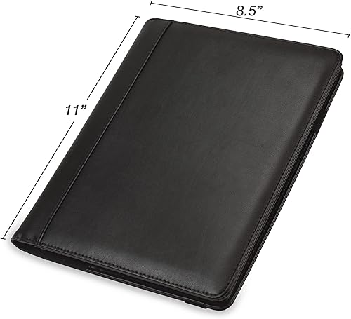 Miniatura 10 de Samsill 70829 - Juego profesional de portafolio, incluye portapapeles extraíble, carpeta de anillos de 5 pulg con cierre seguro, funda de tablet de