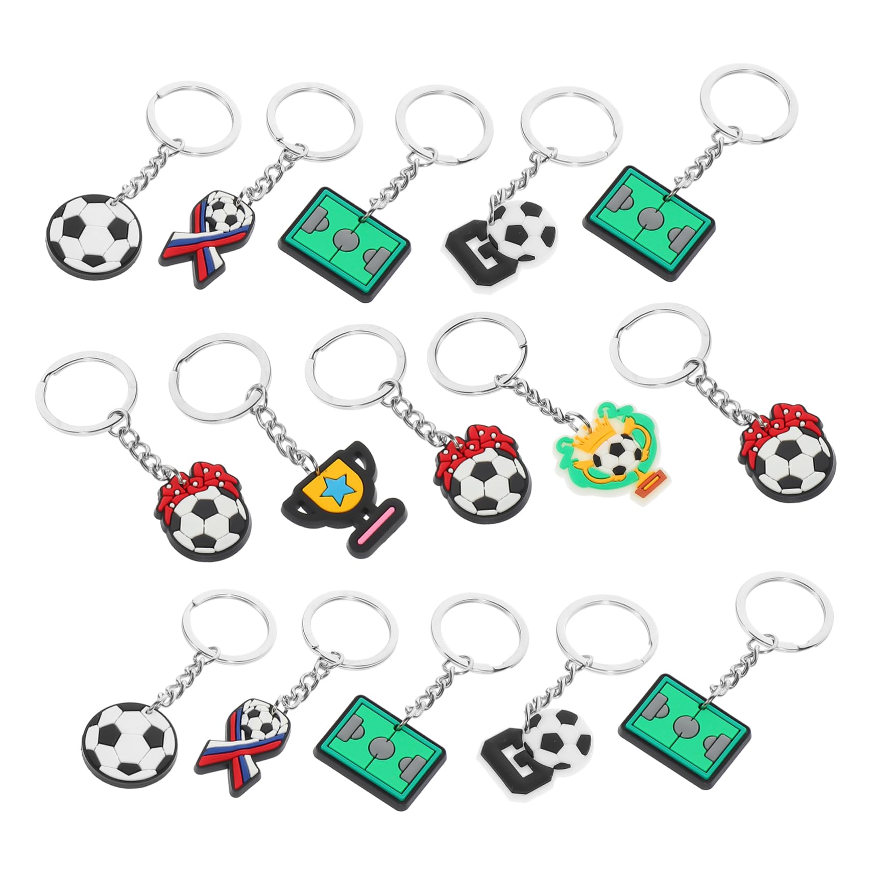 Toddmomy Llavero Pelota Deportiva Llavero Portatil De Futbol Recuerdo De Futbol Mochila De Fútbol Colgante De Mochila De Fútbol Delicado s Hierro
