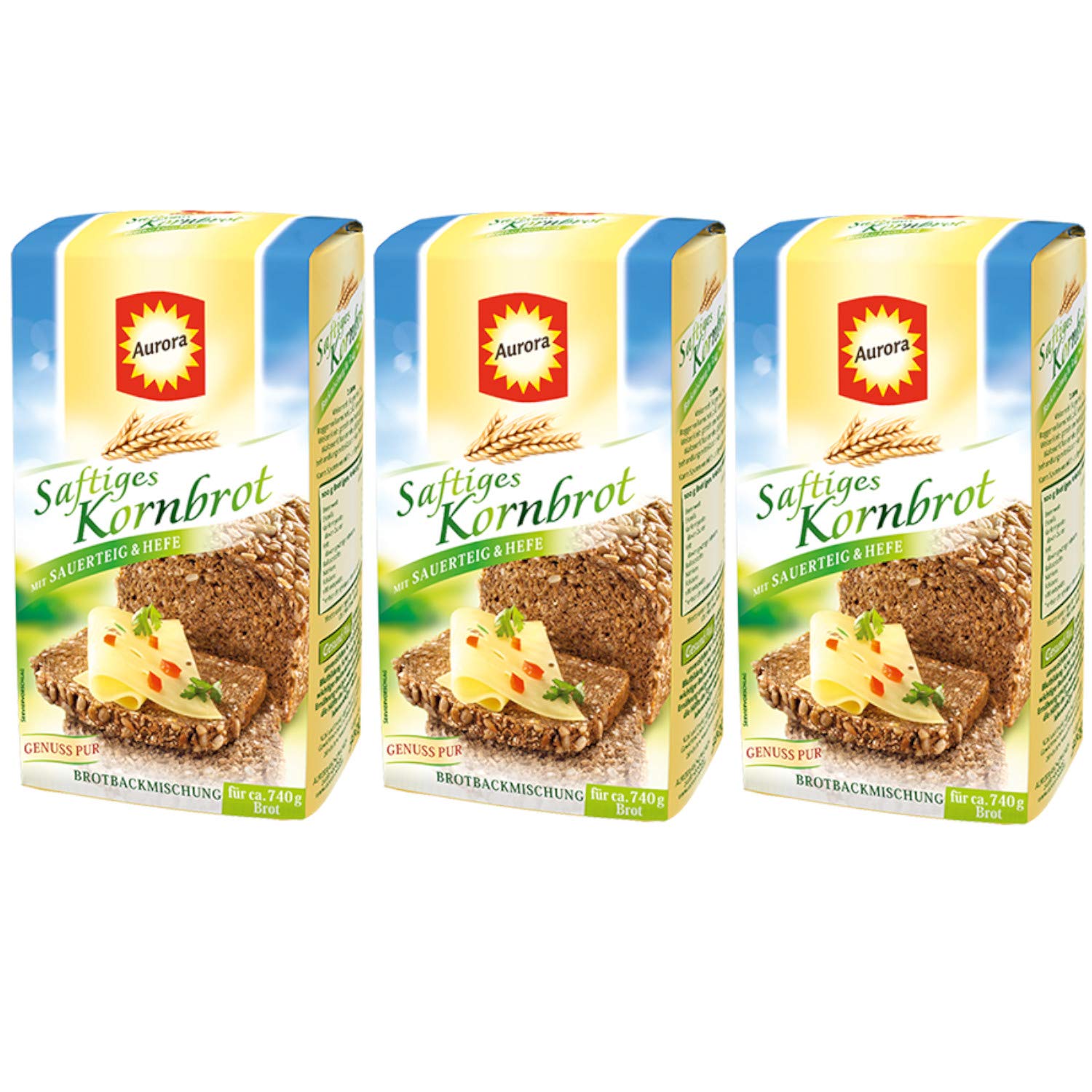 Buy Juicy SOURDOUGH Corn Bread Mix Kit 3 Pack German Seeded