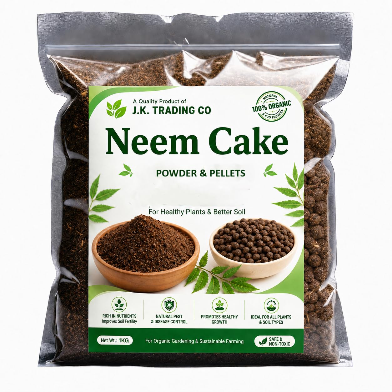 Neem Cake Powder for Plants 1 Kg - Organic Fertilizer & Pest Repellent-image-38