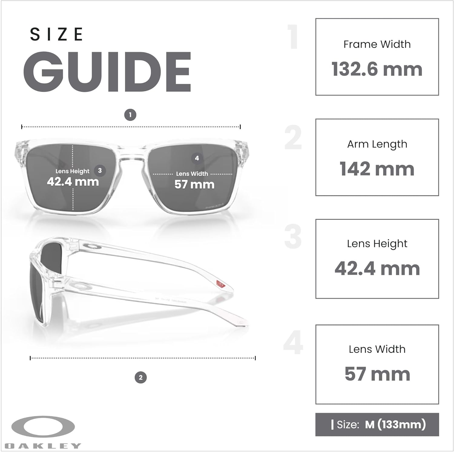 Oakley Sylas OO9448 Rectangle Sunglasses for Men+ Bundle Accessory Leash Kit, Microfiber Pouch - Image 4