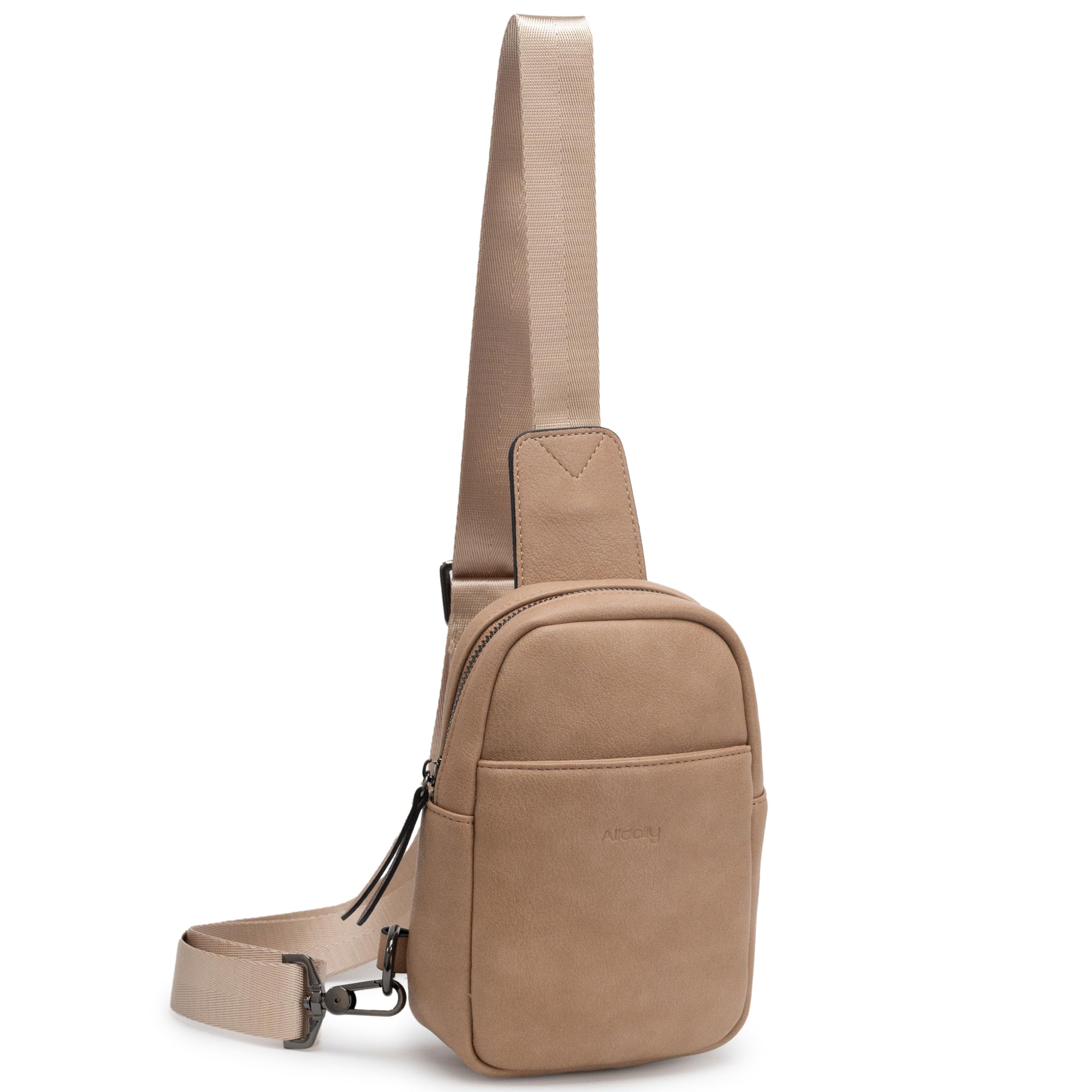 Alldaily Small Sling Bag for Women Crossbody Purse Leather Fashionable Trendy Chest Bag for Travel, Fanny Pack