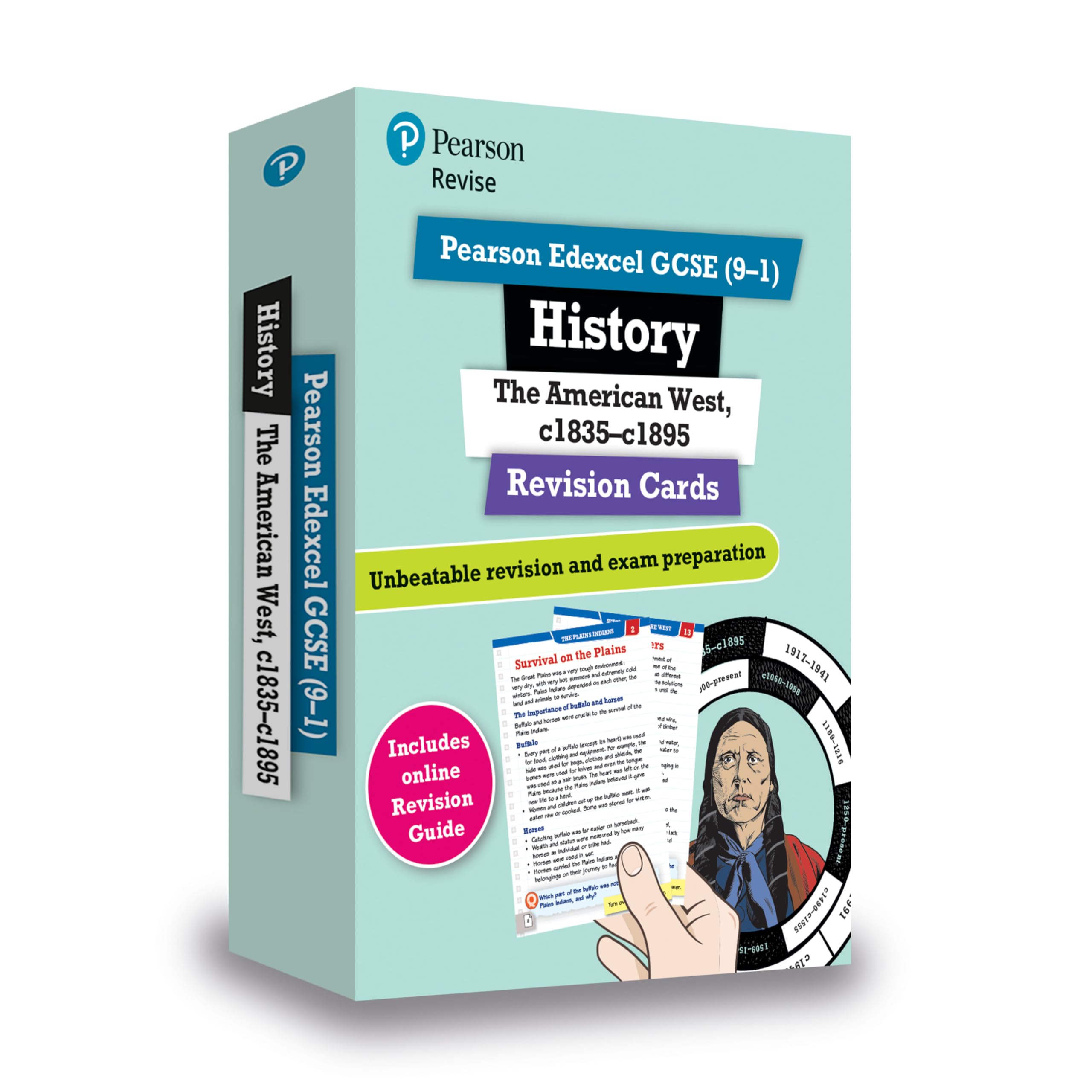 Pearson Education Limited REVISE Edexcel GCSE (9-1) History American West Revision Cards: for home learning, 2022 and 2023 assessments and exams Cards – Big Book, 14 February 2019