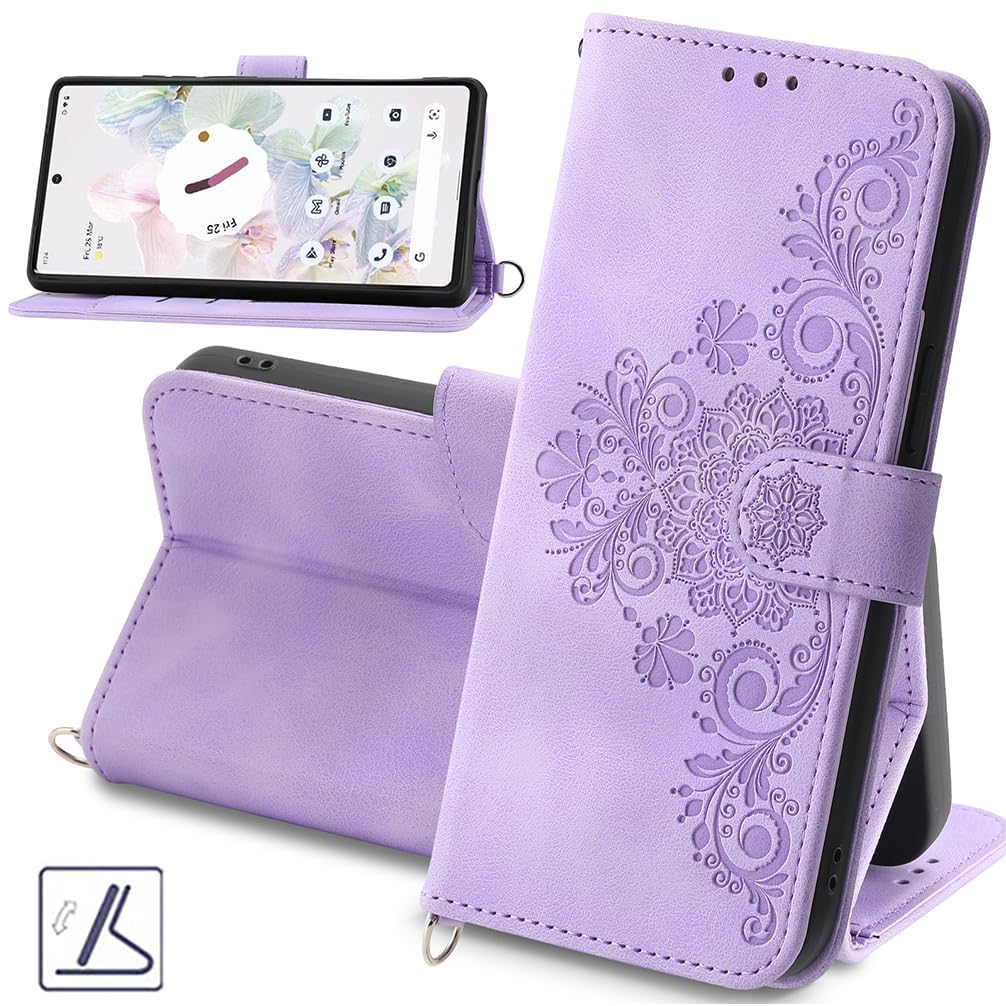 SIENIANLINE Cover per Honor X6a / X6b / X6c Case Premium PU Custodia a Libro Portafoglio Pelle con Magnetica Flip Case Funzione Stand Custodia per Honor X6b Cover -Ragazza