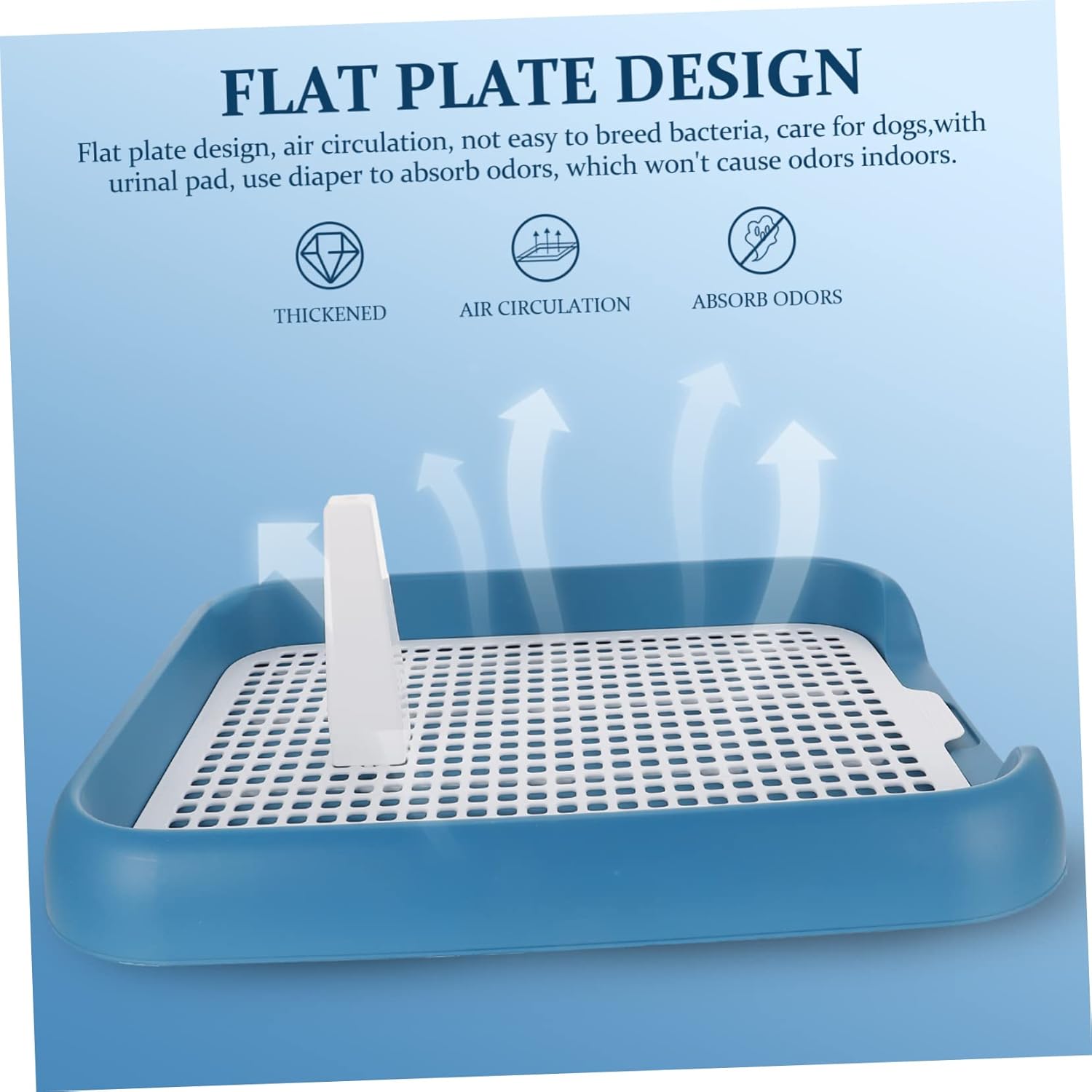 Large Dog Toilet for Indoor and Outdoor Use Slip Mesh Plastic PET Toilet for Puppies Easy Clean Dog Potty Solution