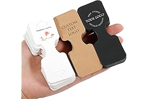 Exhibidores y empaques para bisutería, personalizados y plegables, con texto y logotipo personalizados