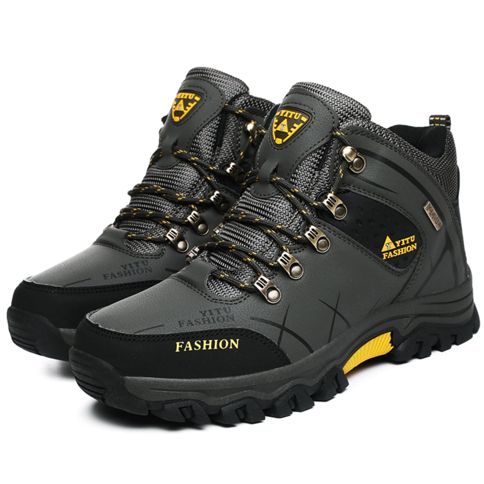 Chaussures de Randonnée pour Hommes Femmes Bottes de Randonnée Unisexe Chaussures de Marche en Plein Air Bottes Antidérapantes Trekking et Les Promenades