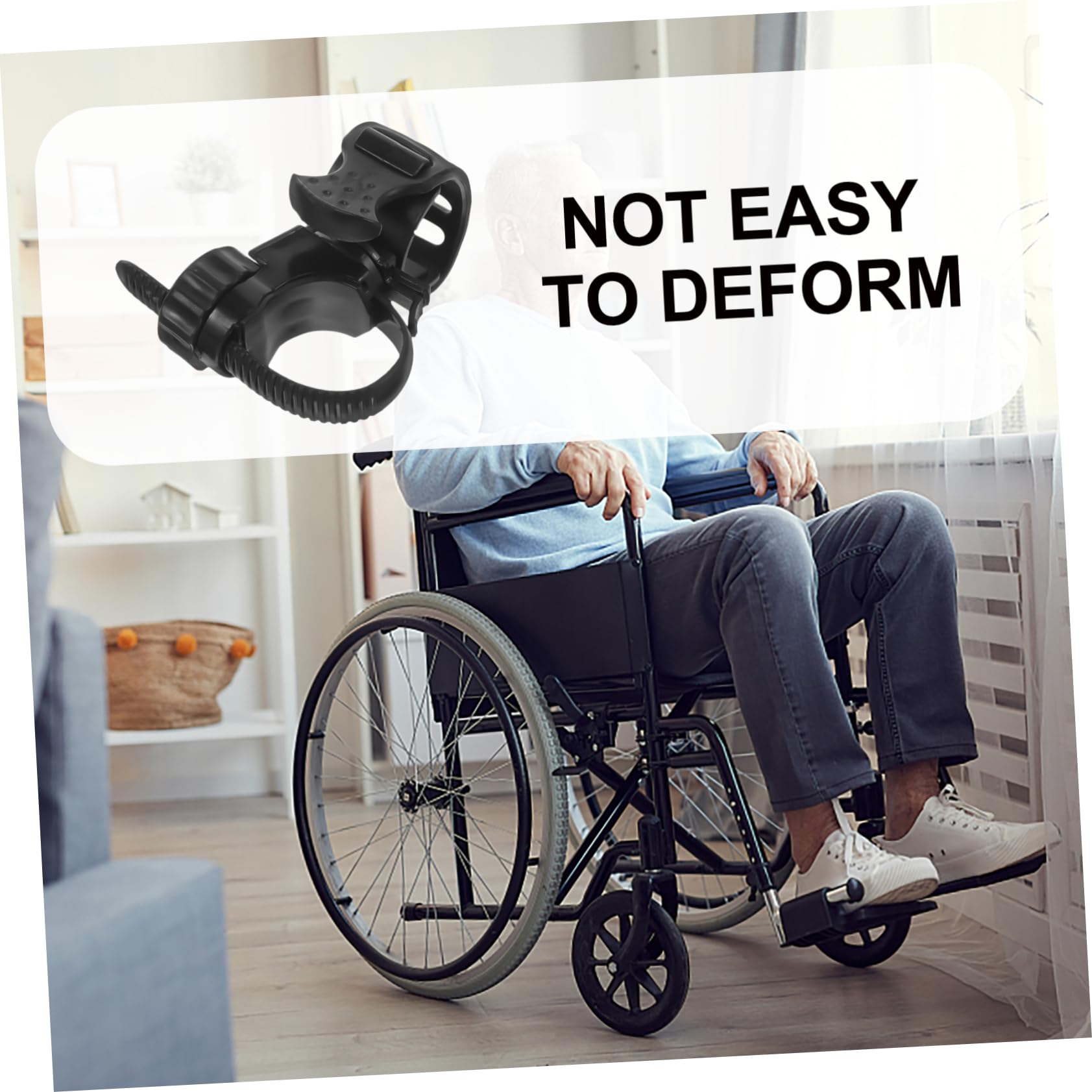NULYLU Wheelchair Cane Holder 2 Pieces for Electric Wheelchair Walker Scooter