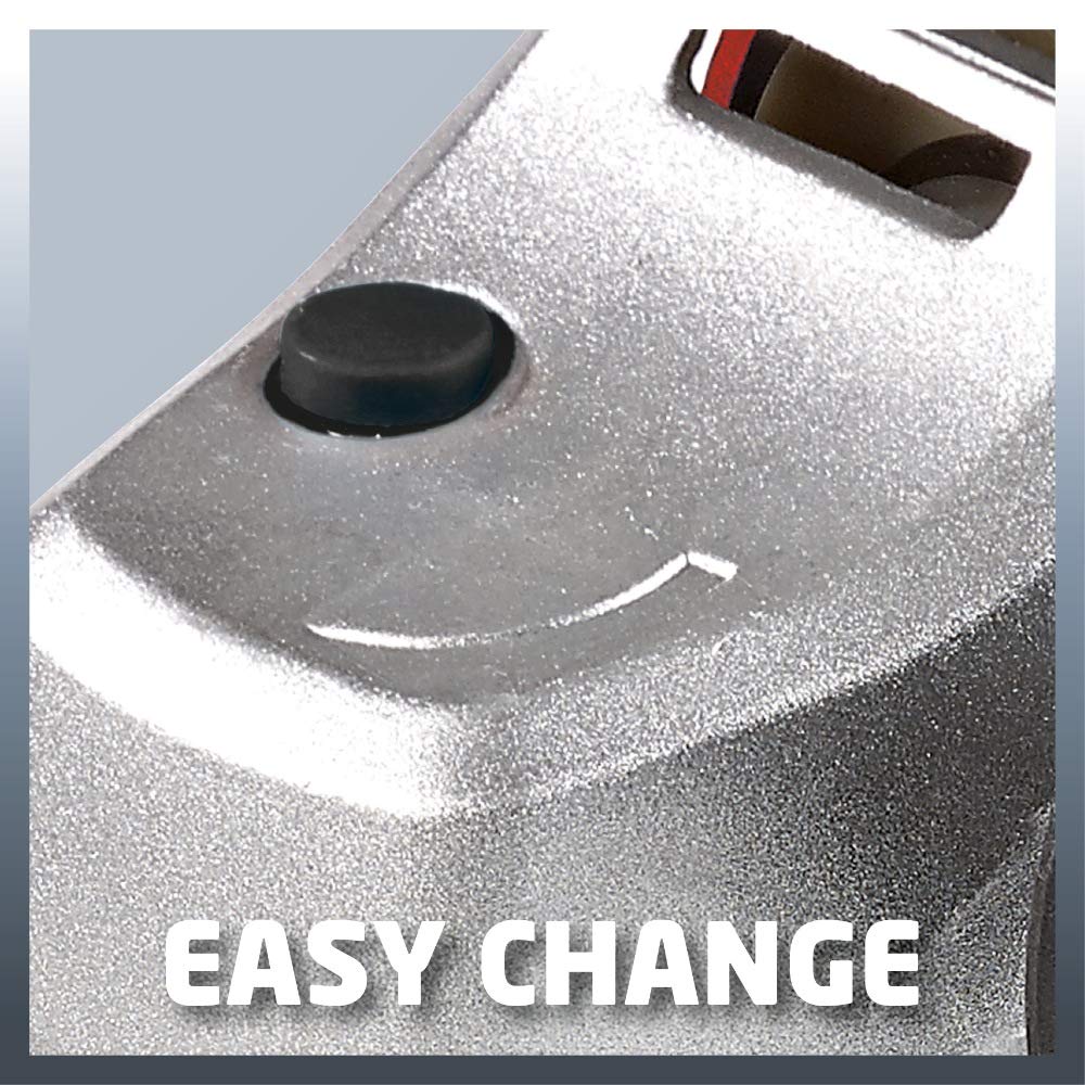 Einhell Amoladora angular - TC-AG 125 Kit. 850W, velocidad 12.000 1 / min, ø de disco de 125 mm, protector de disco, bloqueo del eje, cabezal de transmisión plano de aluminio