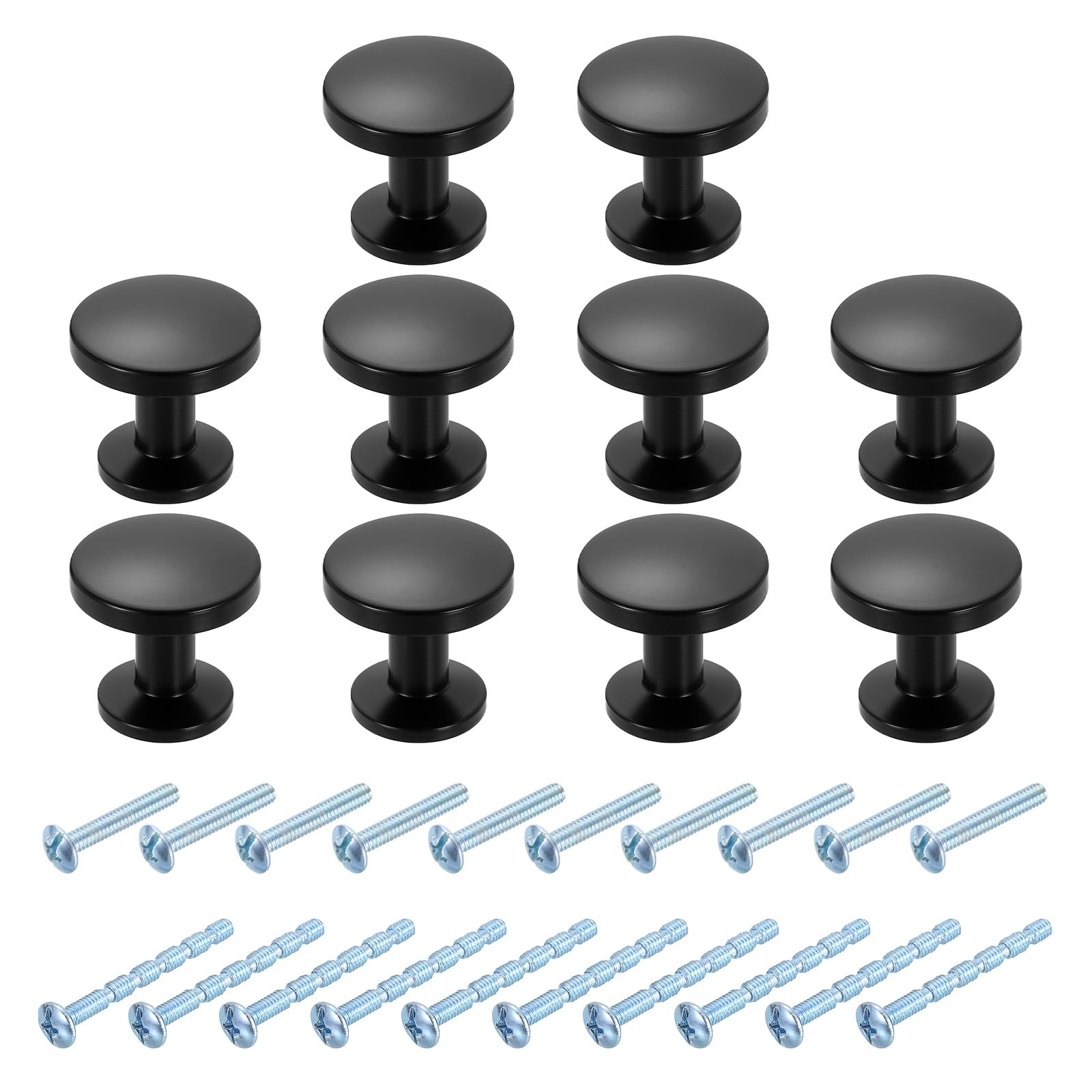 Boutons de meuble noirs pour relooker une commode de chambre et des placards