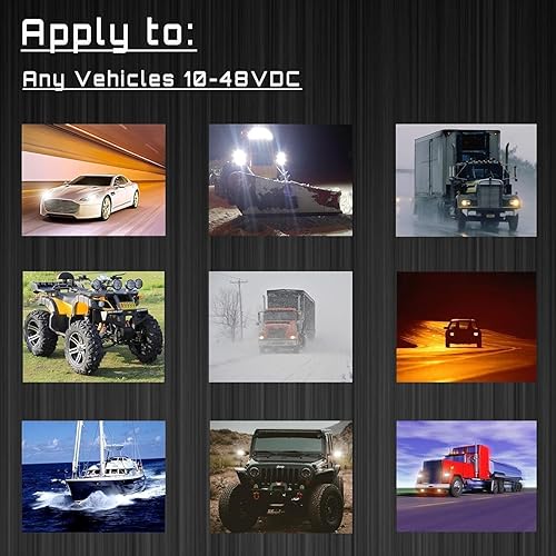 Miniatura 6 de Barras de luz LED de 14 pulgadas para camión, delgadas, 12 V, 24 V, 120 W, 10000 lm, barra de luz de trabajo de doble fila para tractor, ATV, UTV,