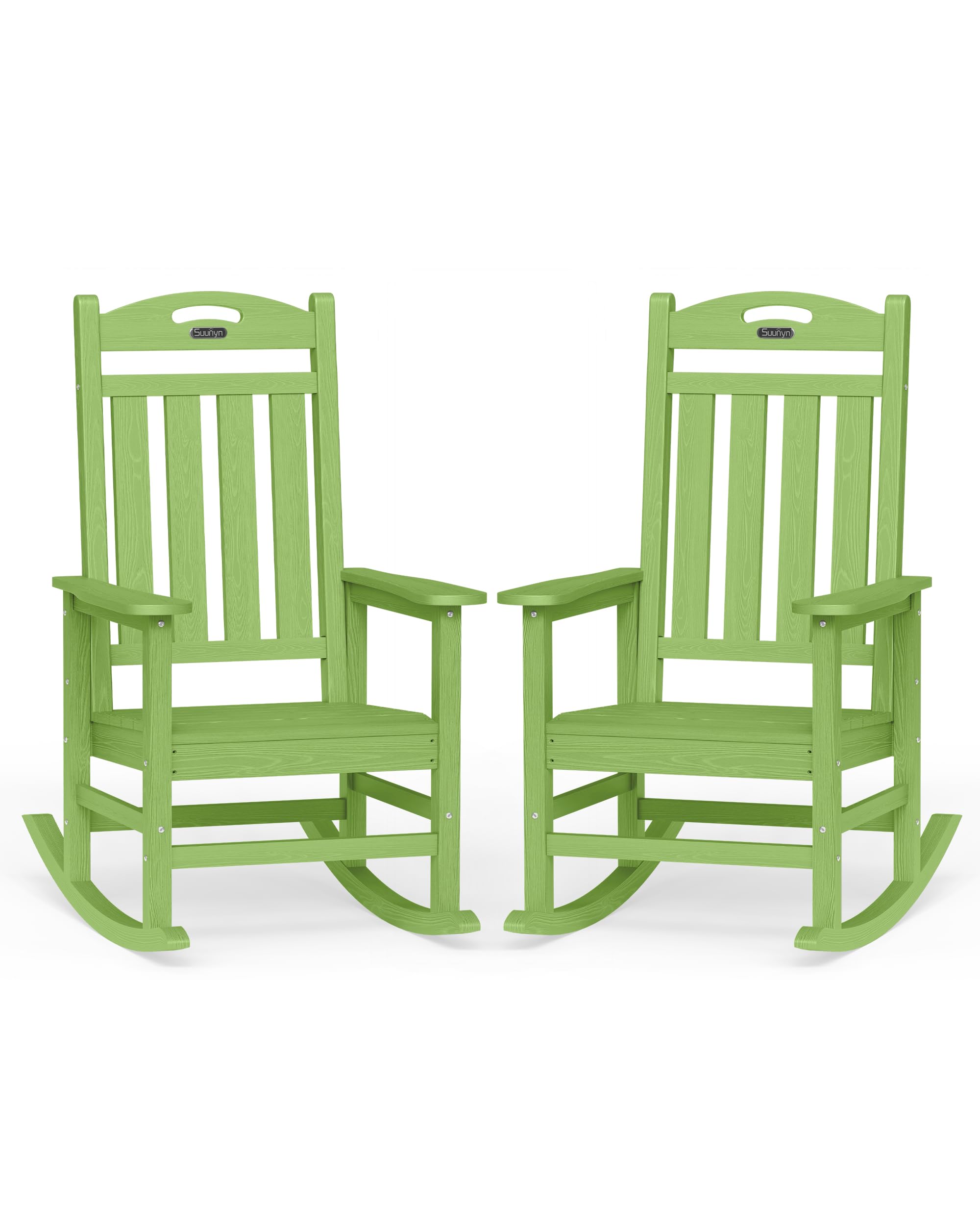 Outdoor Rocking Chairs Set of 4,Oversized Rocking Chair,All Weather