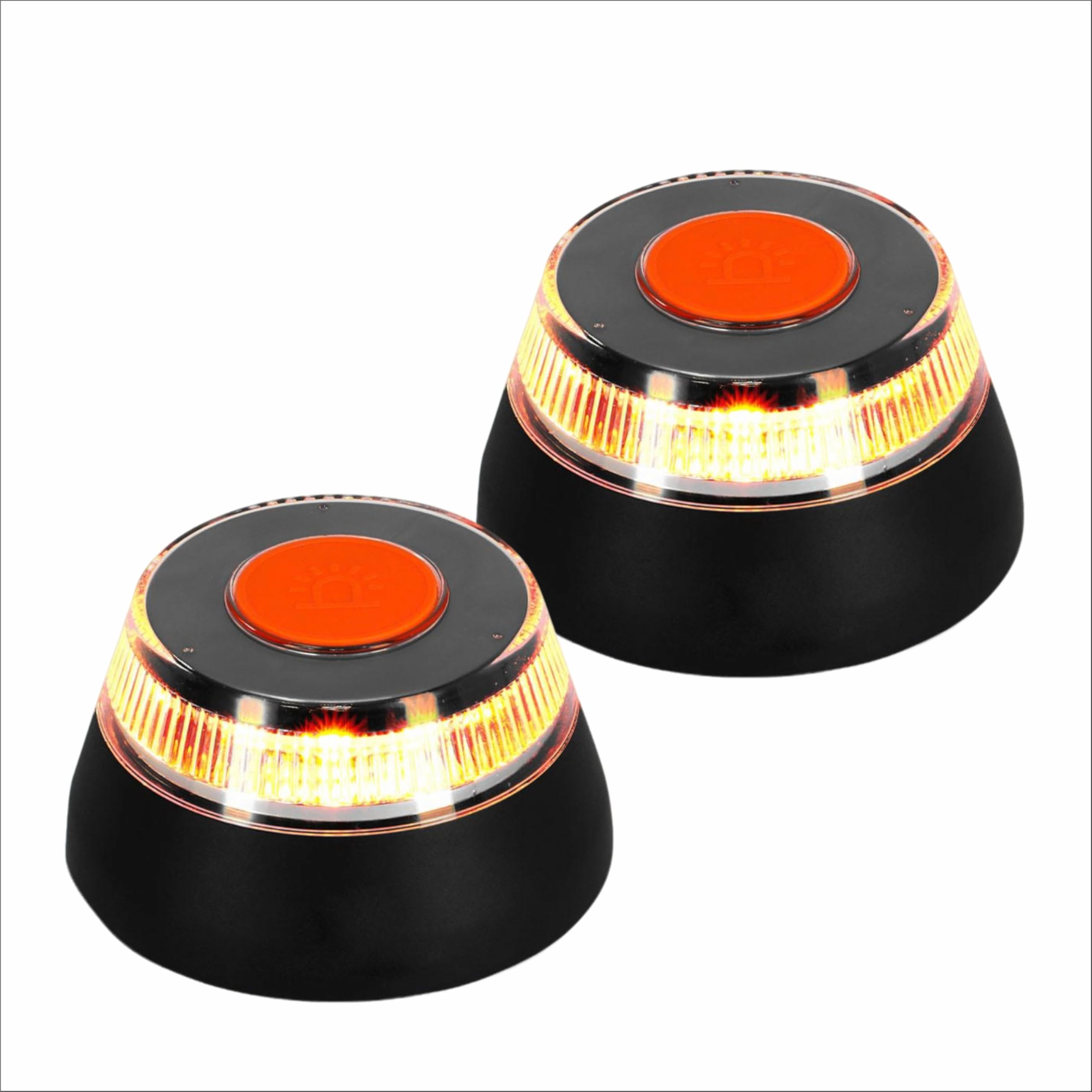 Genérico Emergency Light V16 Approved DGT with Geolocation, Connected Car Beacon DGT 3.0, Data Included until 12/2038 (Light, Emergency, 2)