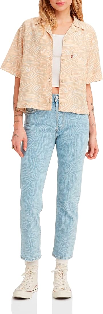 Jeans donna levi`s plus size 501? crop 85953-0029