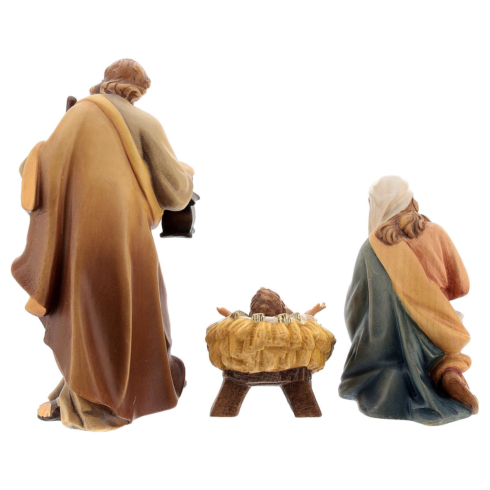 Holyart Crèche Noël Val Gardena: Nativité crèche Raphaël 15 cm Bois Val Gardena