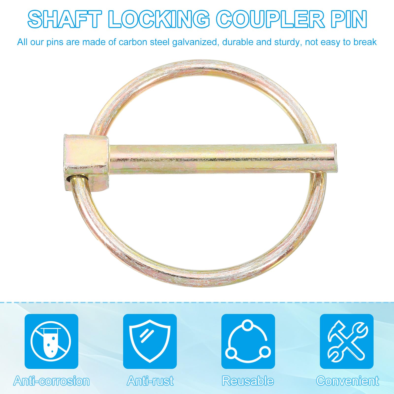 PATIKIL 1/4 x 1.77" Linch Pin - Image 4