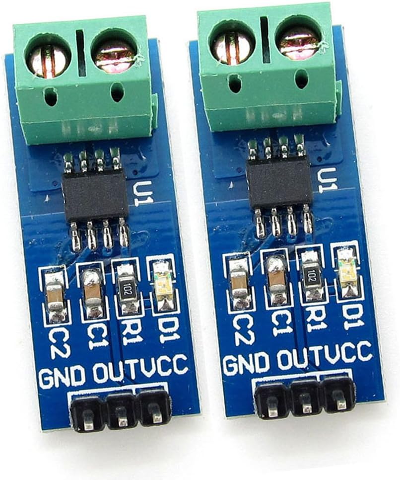 2 X 5A Range Electrical Parts Current Sensor Module ACS712