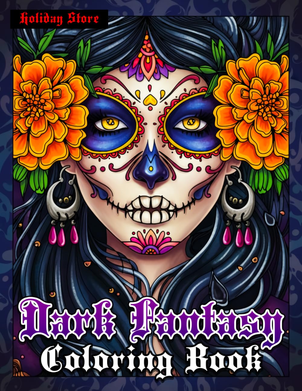 Dark Fantasy Coloring Book: Mystical Creatures, Enchanted Worlds, Epic Adventures