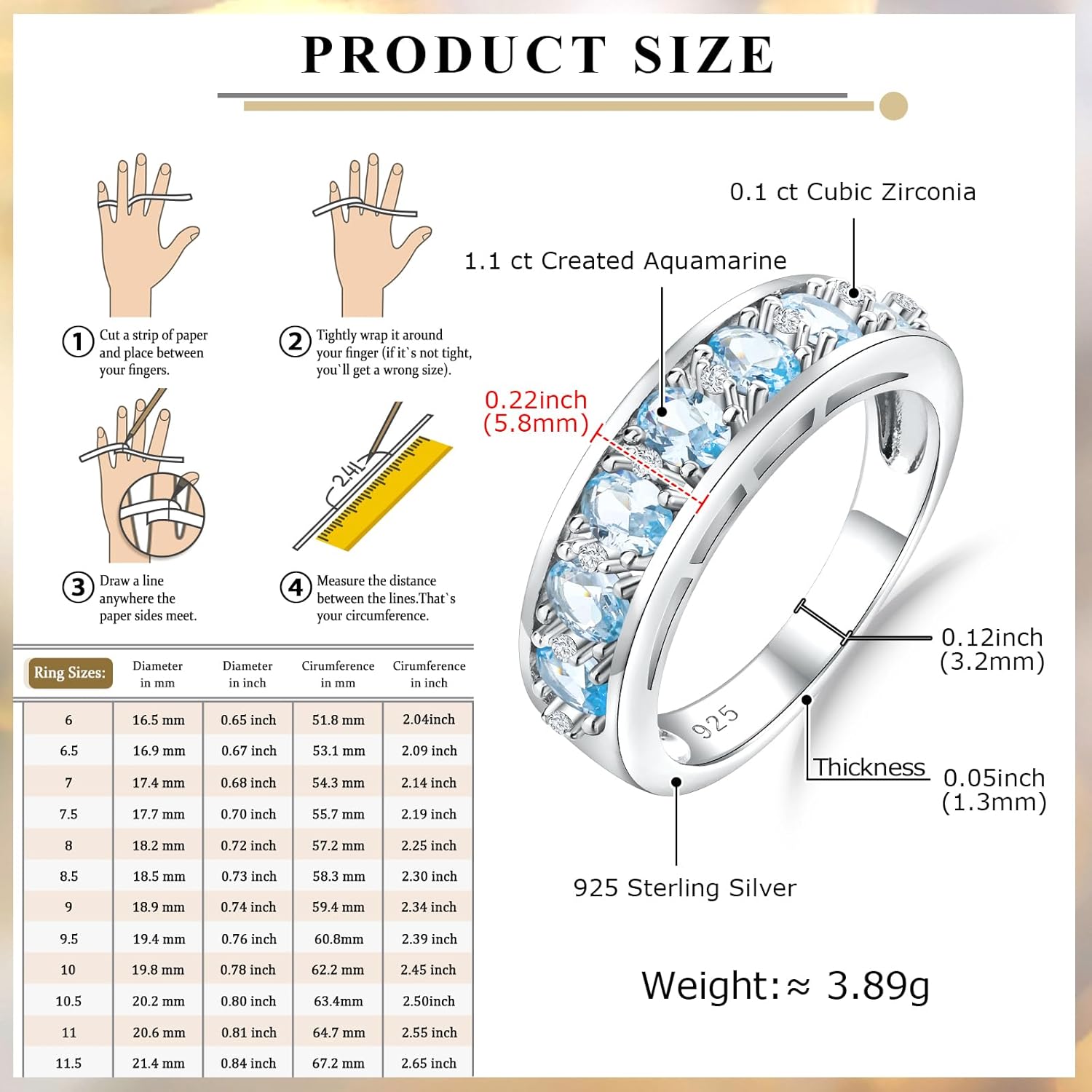 Channel Set Gemstone Wedding Band 5.8mm Thick Chunky Amethyst Emerald Ruby Sapphire Ring 2 Carat Oval Cut 925 Sterling Silver 7 Stones Anniversary Band Rings for Men Women