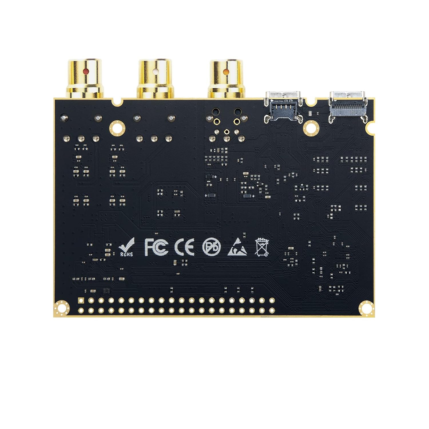 Khadas Digital to Analog Audio Converter Tone2 Maker kit Hi-Fi Mini Desktop DAC with Balanced RCA, ES9038Q2M, DSD512(Native), PCM768, XMOS XU208, Hi-Res Audio DAC, S/PDIF Input for Maker, DIY