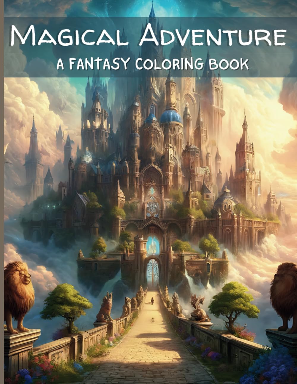 Magical Adventures-A Fantasy Coloring Book (For Boys & Girls 5-12) (Ethereal Kingdoms: An Odyssey of Magic and Mystery)