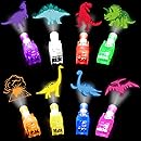 Dinosaur Party Favors Finger Lights, 32 PCS Glow in The Dark Light Up Dinosaur Party Favors Toys Bulk for Kids Goodie Treat Bag Stuffers Dino Theme Birthday Party Supplies Kids Dinosaur Toys Gifts