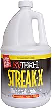 RVTECH Streak-X Instant RV Black Streak Remover - Stain Bird Dropping Smoke Soot Sap Brake Dust Tar Pro-Strength Cleaner Wash | 1 Gallon