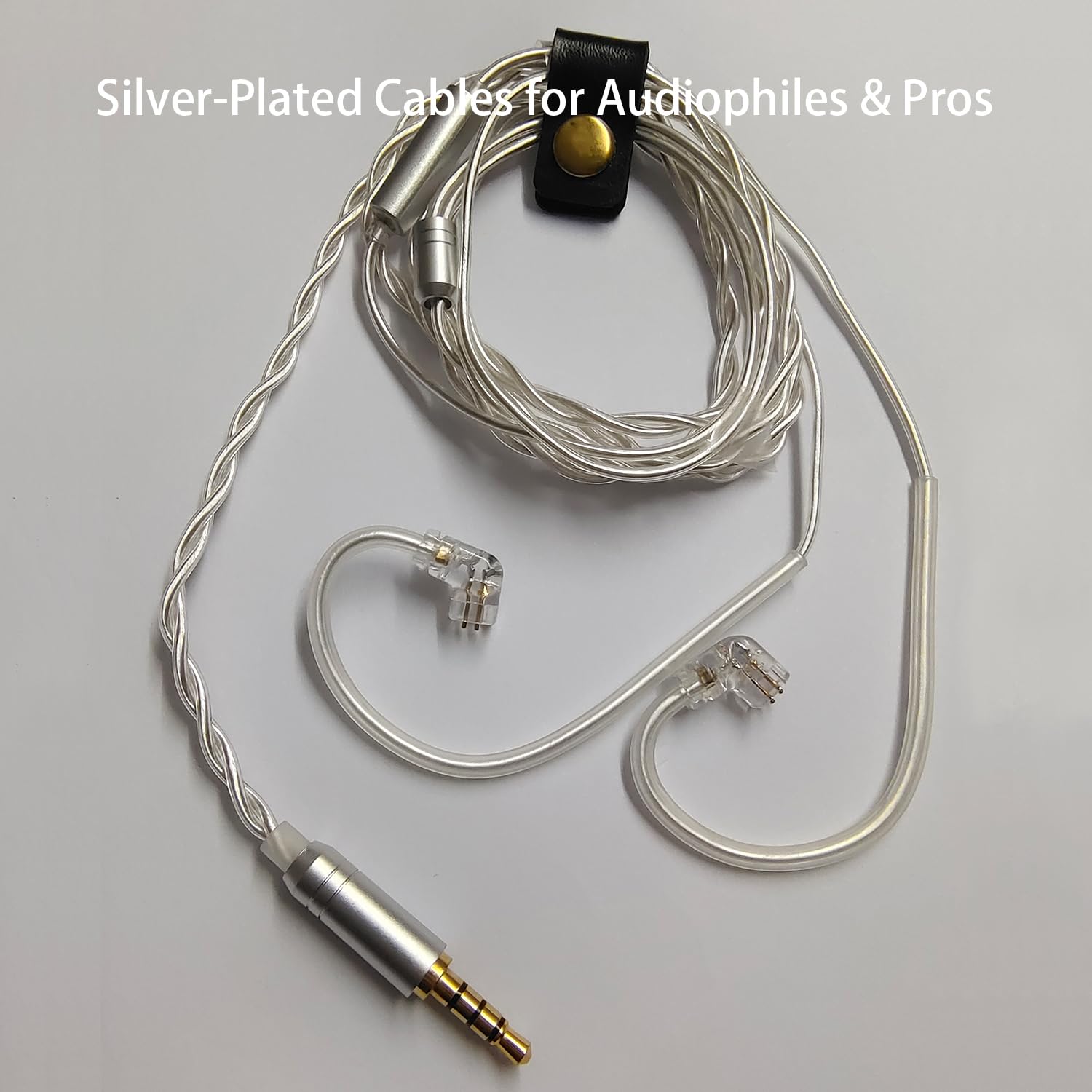 RitMoment RIT10 Pro Écouteurs filaires – Son équilibré et basses riches, double pilote dynamique magnétique, ultra confortable, écouteurs intra-auriculaires IEM (3,5 sans micro + câble de type C,
