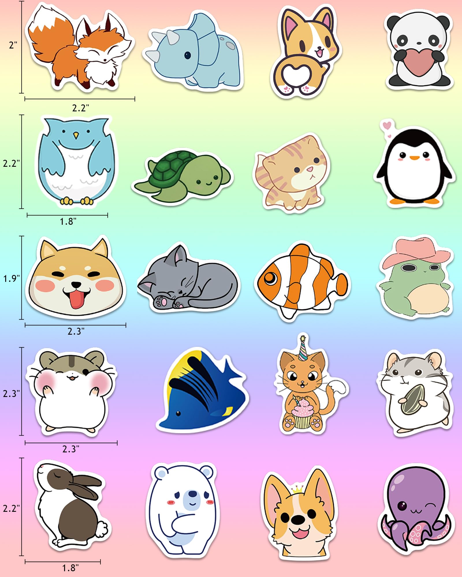 100 Adesivi Alpaca Divertenti - Stickers In Vinile Per Bottiglie, Laptop E Skateboard - Foto 12