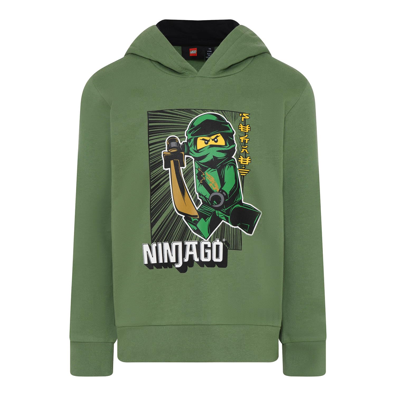 LEGO Ninjago Sweatshirt Jungen mit Kaputze - 100% Baumwolle - LWSTORM 616
