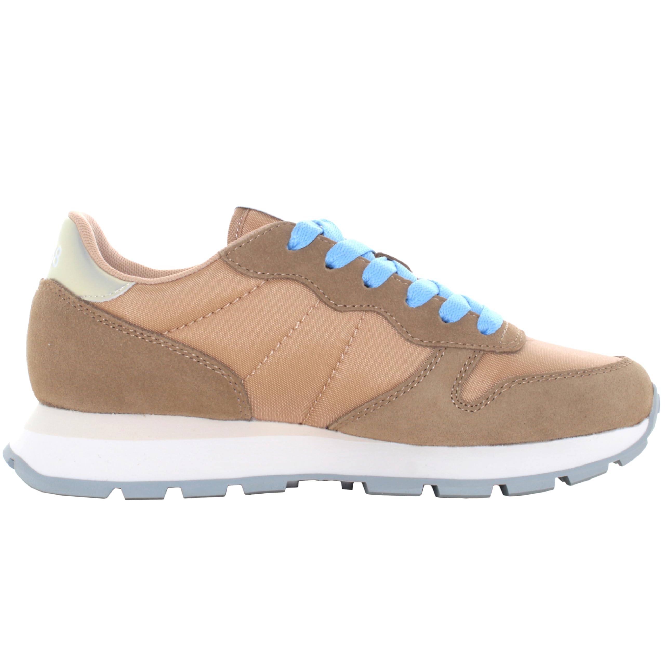 SUN68 Sneakers Donna Basse Z35201 16 Ally Solid Nylon Taglia 36 Beige