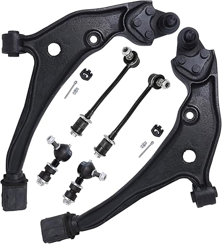 Miniatura 26 de Detroit Axle - Kit de brazos de control AWD para cargador Chrysler 300 Dodge Challenger Magnum, 2 brazos de control superiores delanteros con rótula