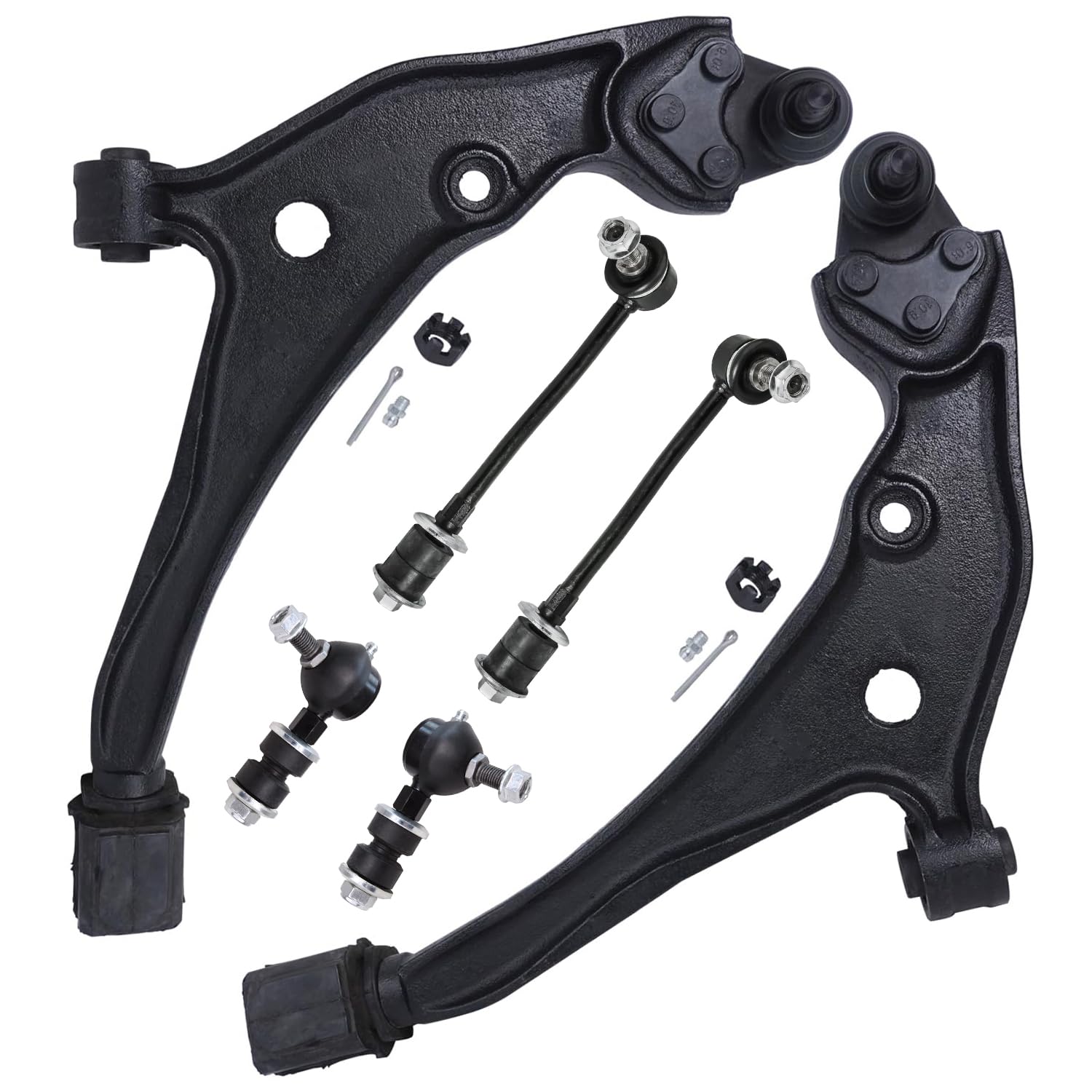 Detroit Axle - 6pc Control Arms Sway Bars for 1999-2002 Mercury Villager